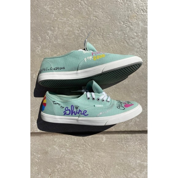 VANS Authentic Lo Pro Casual Lace Up Skate Shoes--Women's (9) - Picture 6 of 12